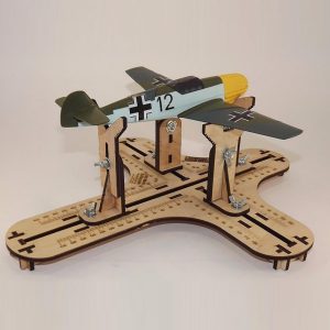 Wooden Airplane Building Berth Stand 1/144-1/32 Scale