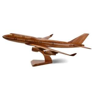 Boeing 747 Wooden Model - Home & Office Decor